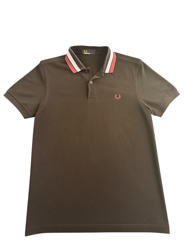 Fred Perry twin tipped polo zwart maat S