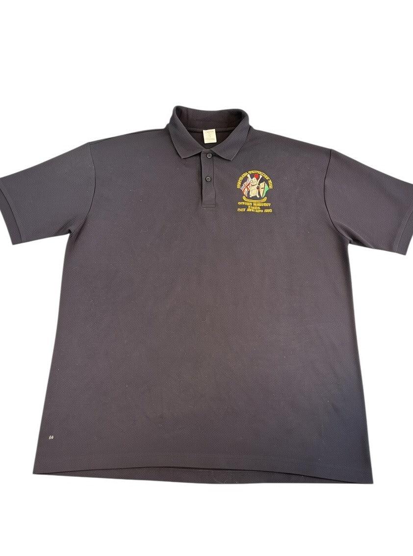 Blauwe polo (poloshirt) Russell Athletic – maat XL