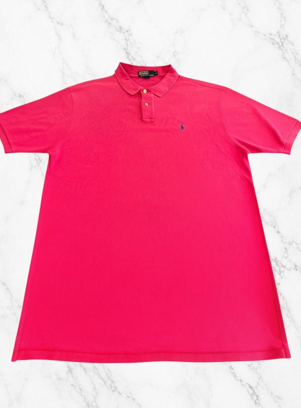 Fuchsiaroze Polo Ralph Lauren (poloshirt / pikeshirt), Maat XXL Heren