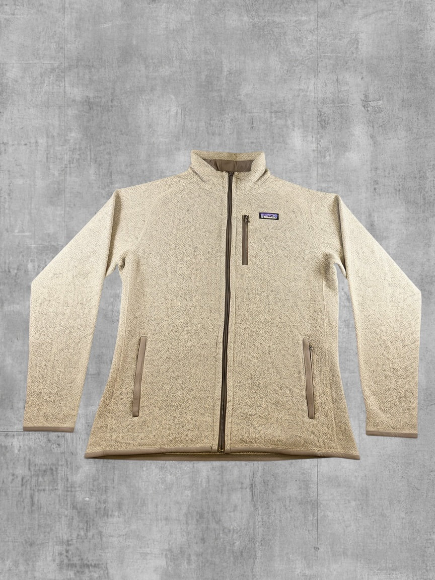 Patagonia fleece vest grijs gemêleerd heren maat L fleecevest fleecejack vintage