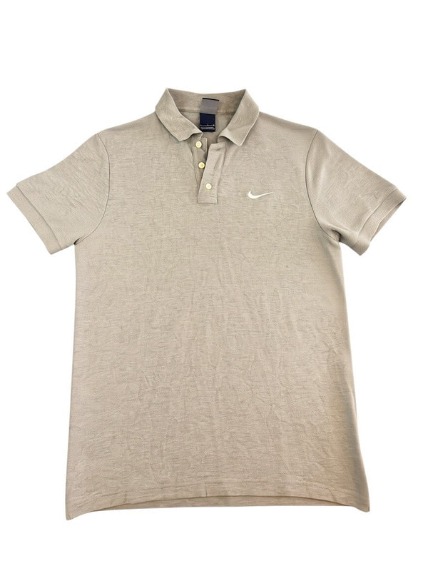 Nike polo lichtgrijs gemêleerd maat L
