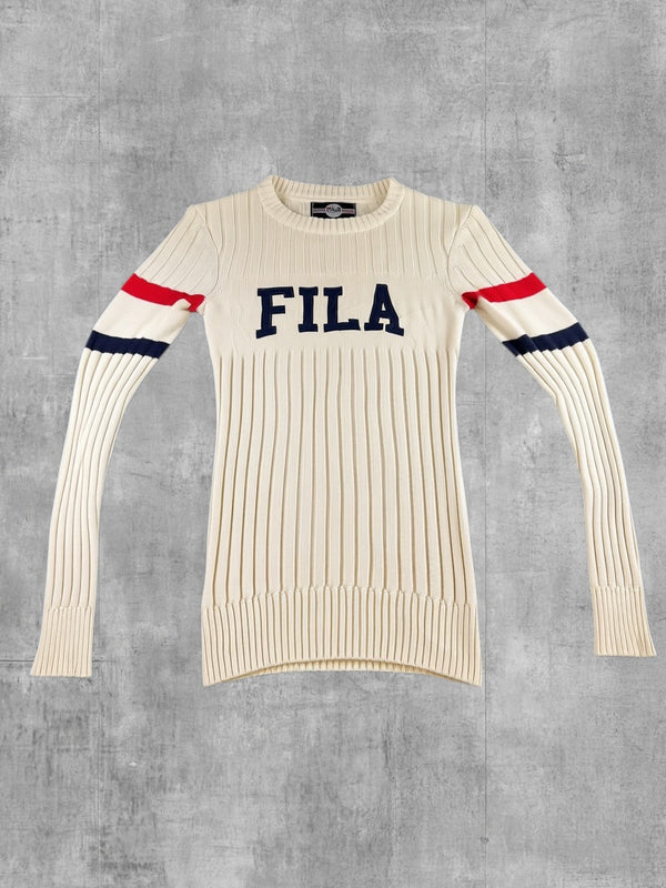Fila Trui wit print