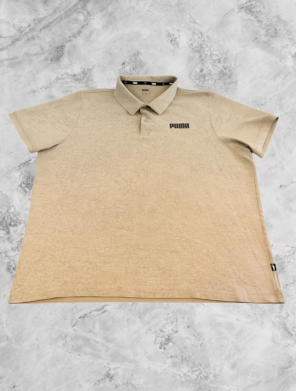 Grijze heren polo van Puma (poloshirt), maat XXL