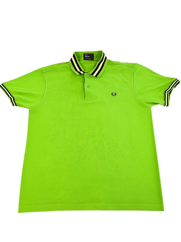 Groen poloshirt van Fred Perry, maat L (piqué polo / piquéshirt) katoen