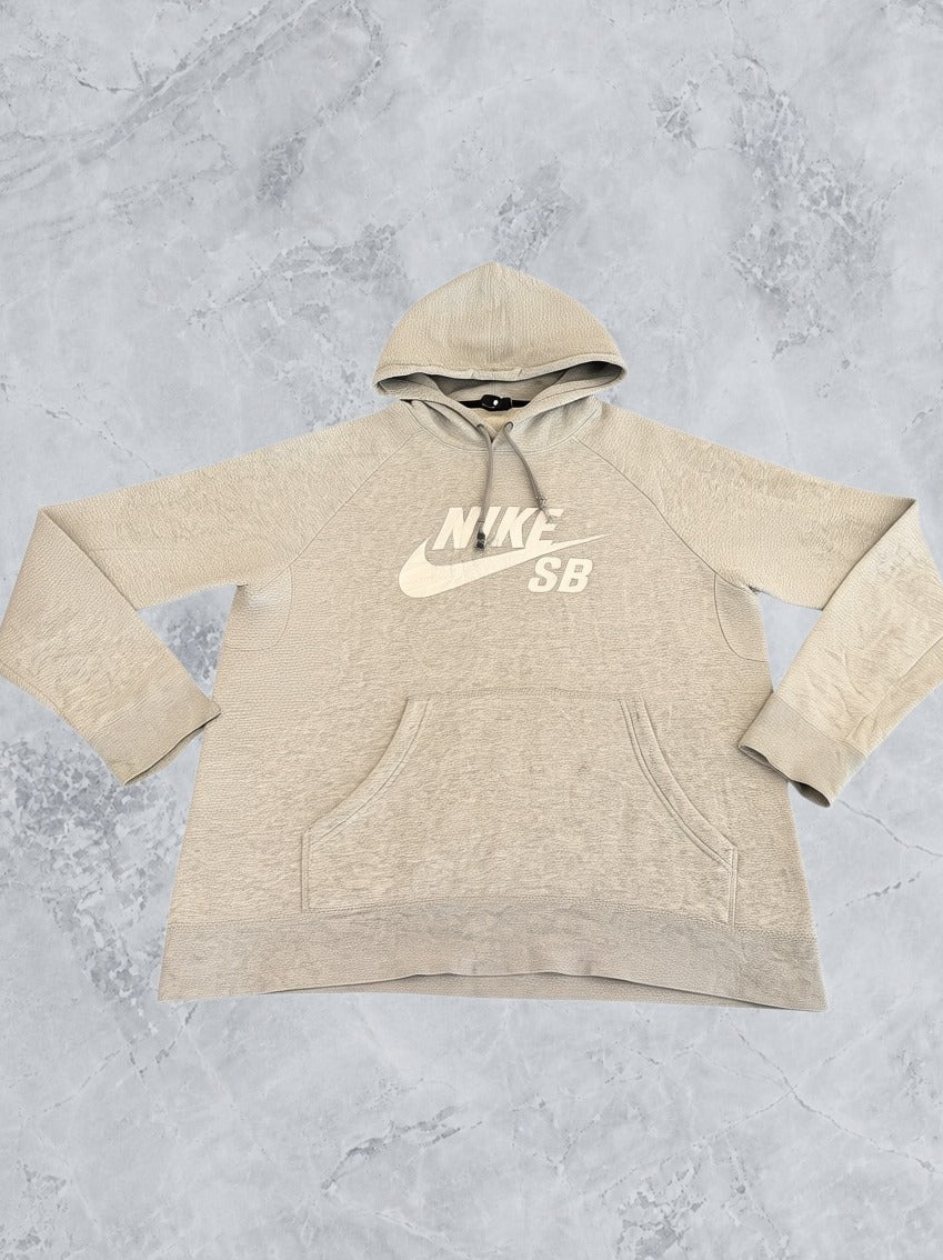 Grijze Nike SB sweater (hoodie / fleecevest), maat L