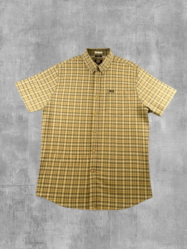 Lee Blouse groen geruit