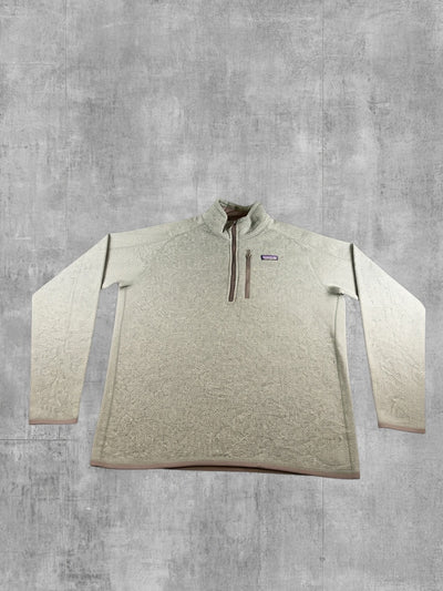 Patagonia Better Sweater trui groen/ lichtblauw gemêleerd heren maat XL pullover gebreid