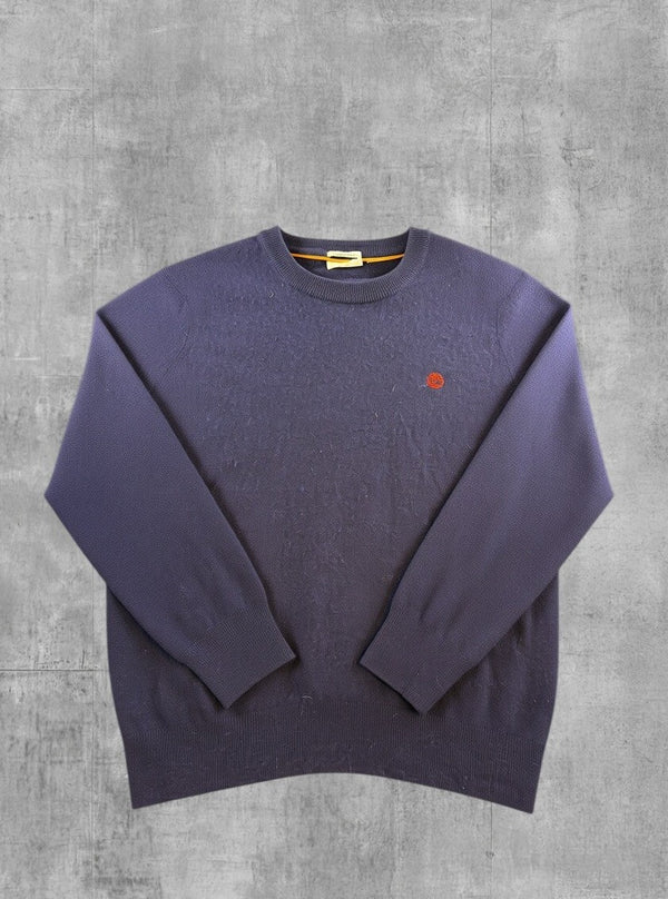Blauwe Timberland sweater, maat L (crewneck trui / ronde hals pullover)