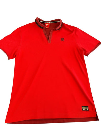 Rood Nike F.C. polo (voetbalshirt), maat XL