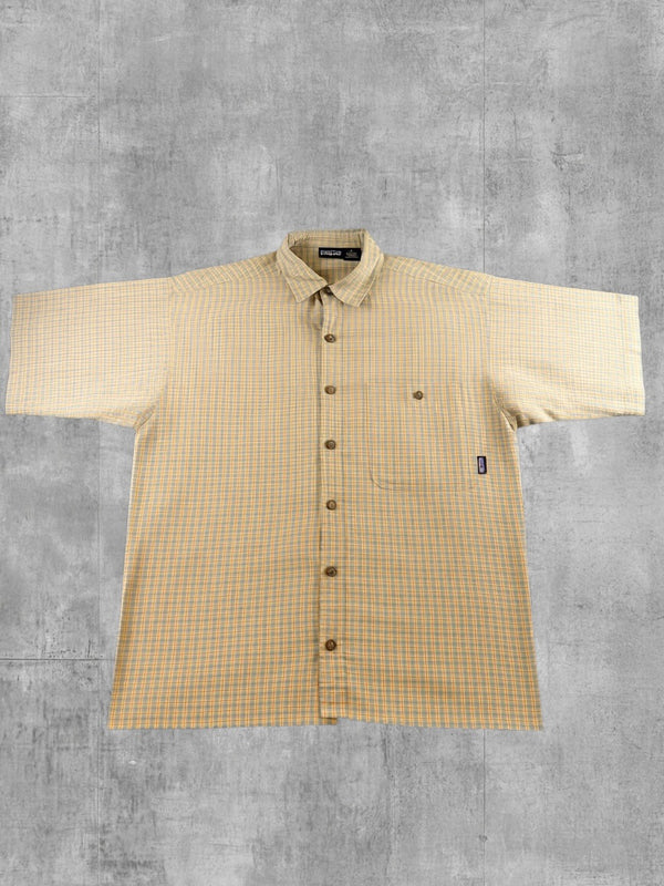 Patagonia Blouse beige geruit