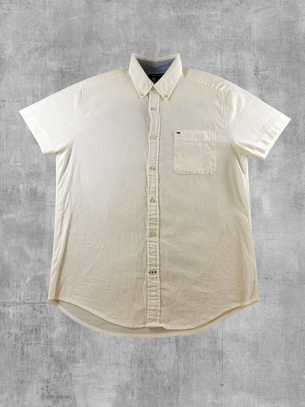 Tommy Hilfiger overhemd wit maat L button down