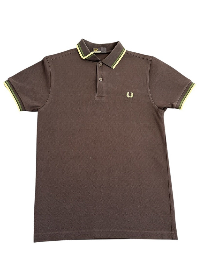 Fred Perry polo in het zwart (poloshirt / M3600), maat S