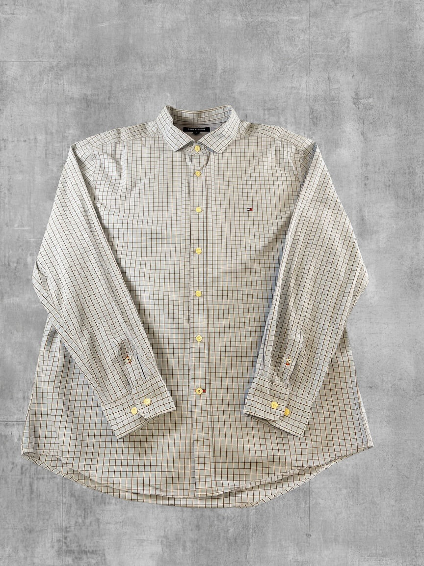 Tommy Hilfiger Blouse blauw geruit