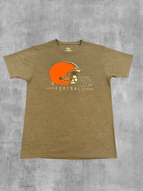 Majestic T-shirt grijs print Cleveland Browns