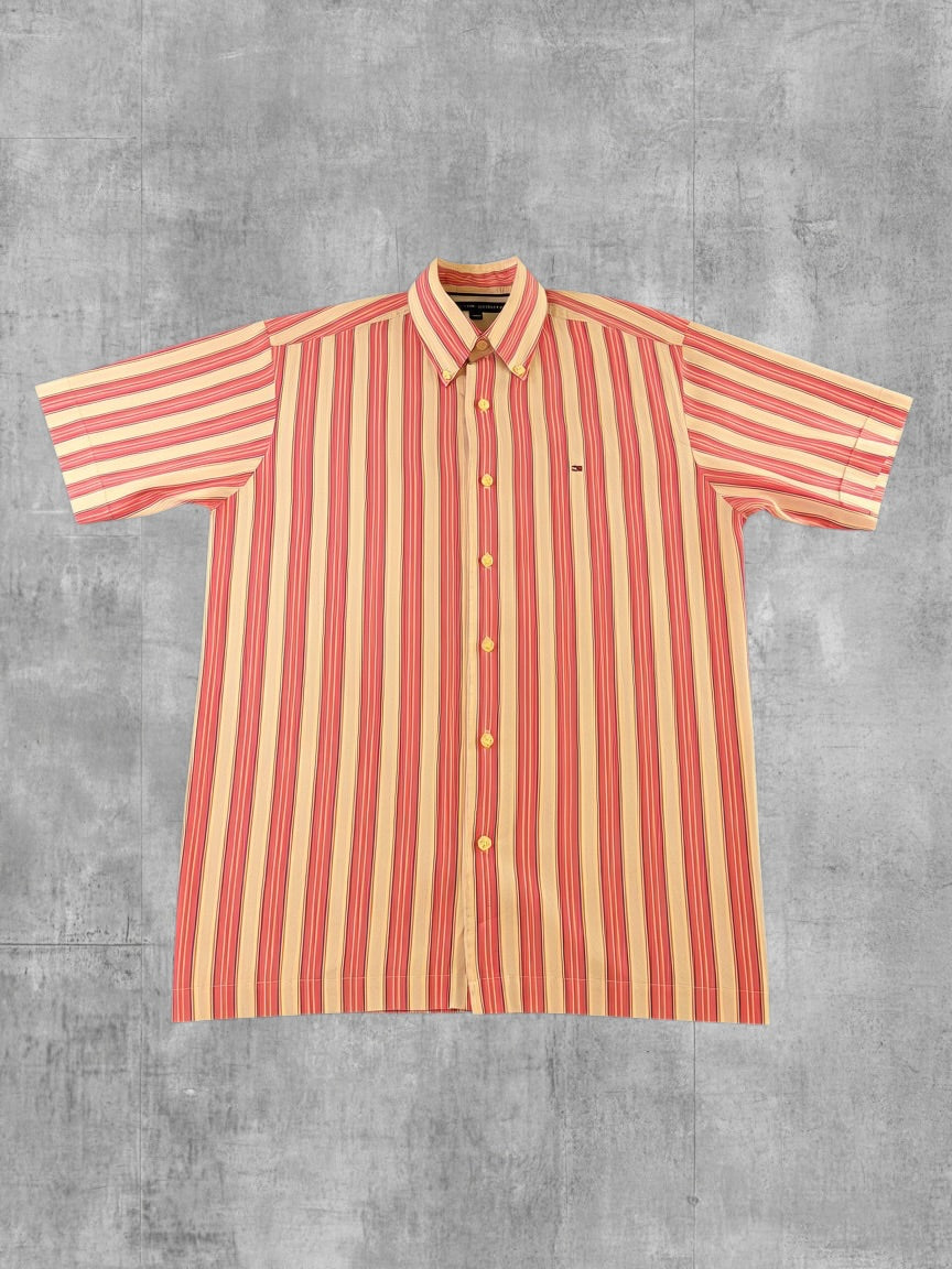 Tommy Hilfiger Blouse roze gestreept
