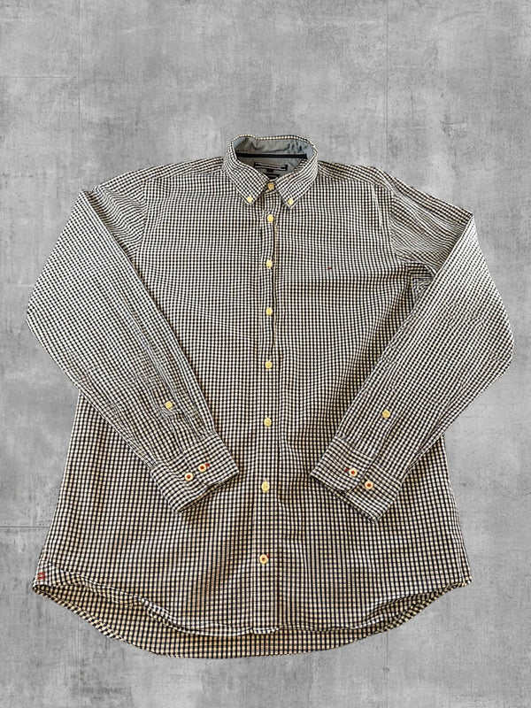 Tommy Hilfiger Blouse blauw geruit