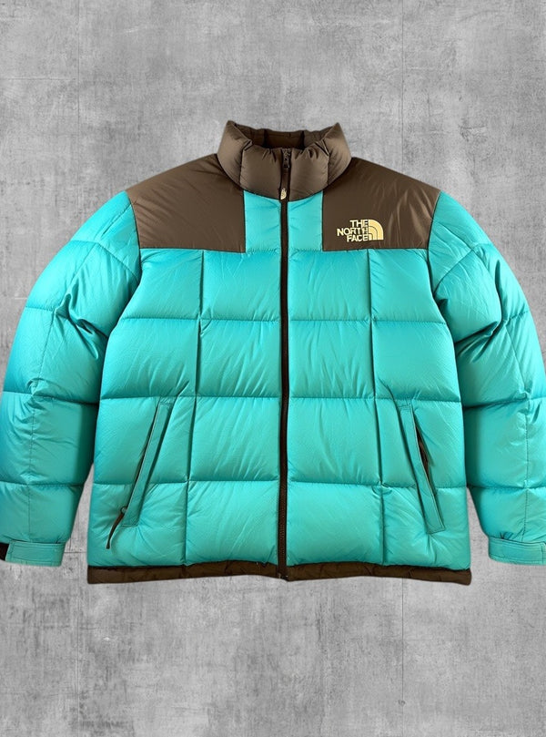 Blauwe The North Face jas, maat M (puffer jack / gewatteerde winterjas)