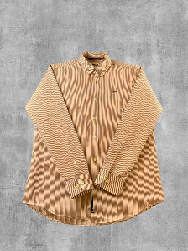 Tommy Jeans Blouse rood gestreept