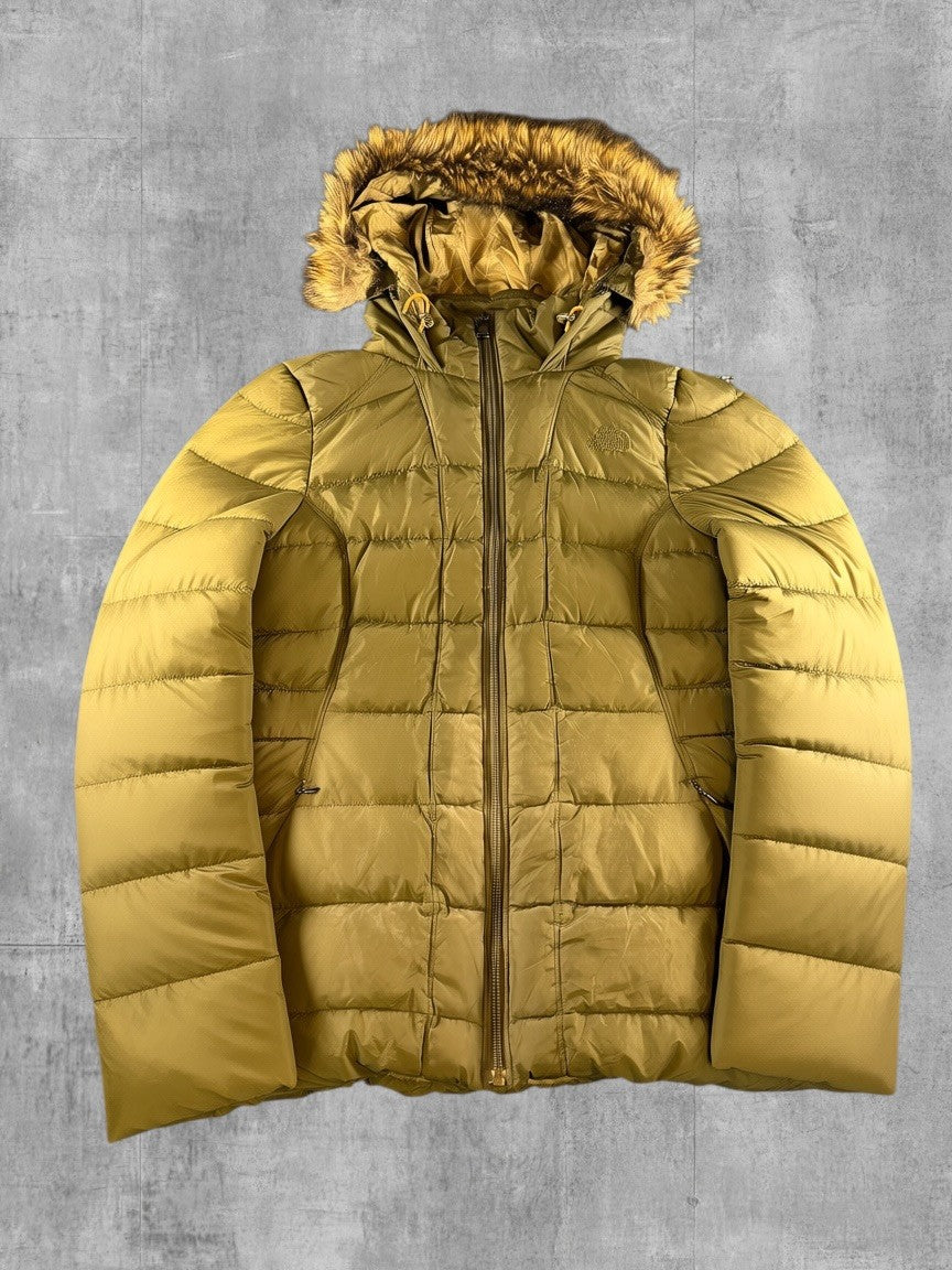 The North Face Gewatteerde jas groen