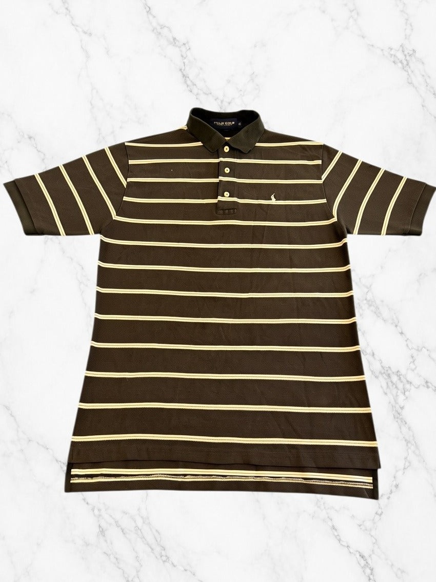 Zwarte piqué polo van Polo Ralph Lauren, maat M (poloshirt / golfpolo)