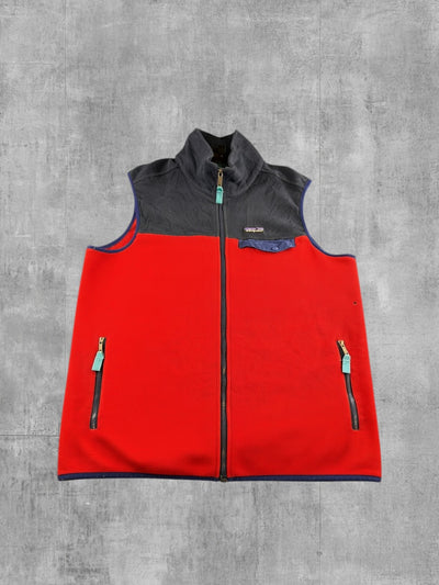 Patagonia Synchilla bodywarmer rood heren maat L gilet mouwloos vest