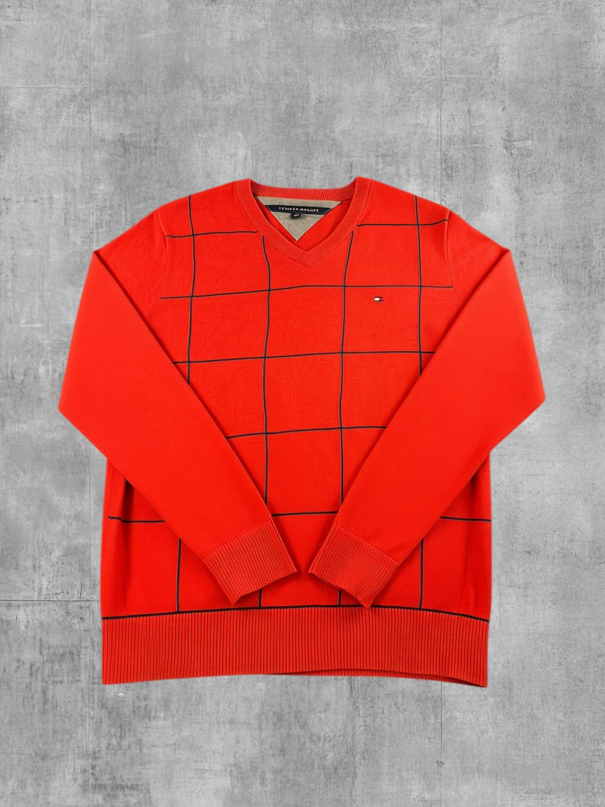 Tommy Hilfiger Trui rood geruit
