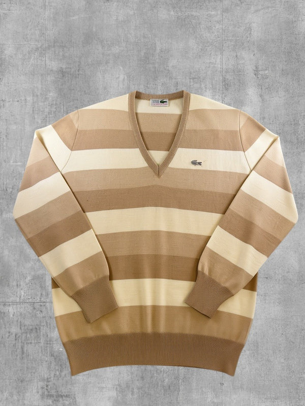 Lacoste Trui bruin gestreept