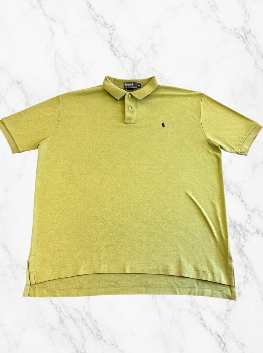 Groen poloshirt van Polo Ralph Lauren (piqué polo), heren maat XL