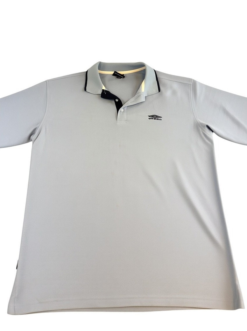 Blauwe Umbro top in piqué (polo / piquéshirt), maat M