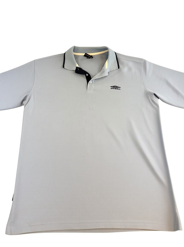 Blauwe Umbro top in piqué (polo / piquéshirt), maat M