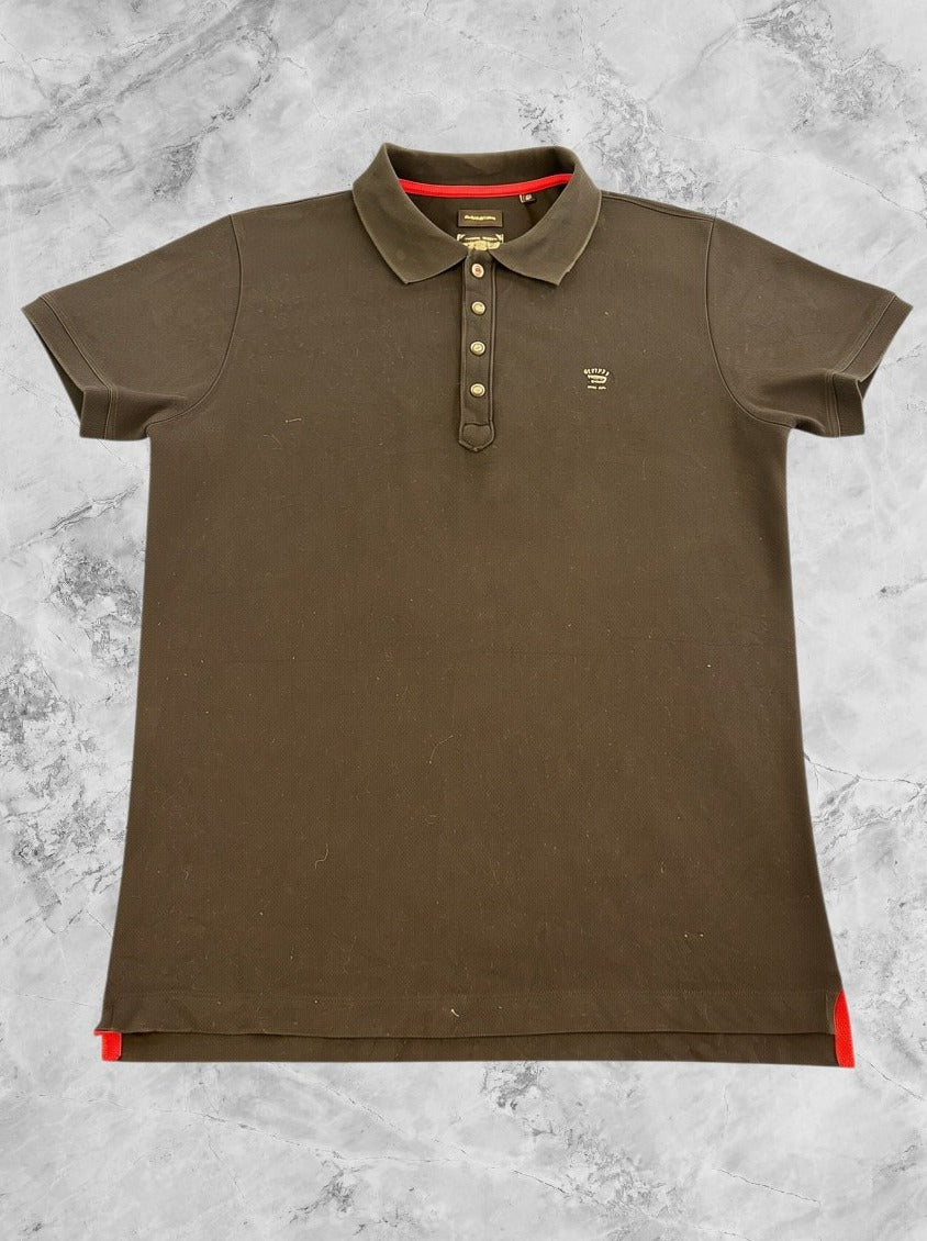 Zwarte Diesel polo (poloshirt) met korte mouw - maat M