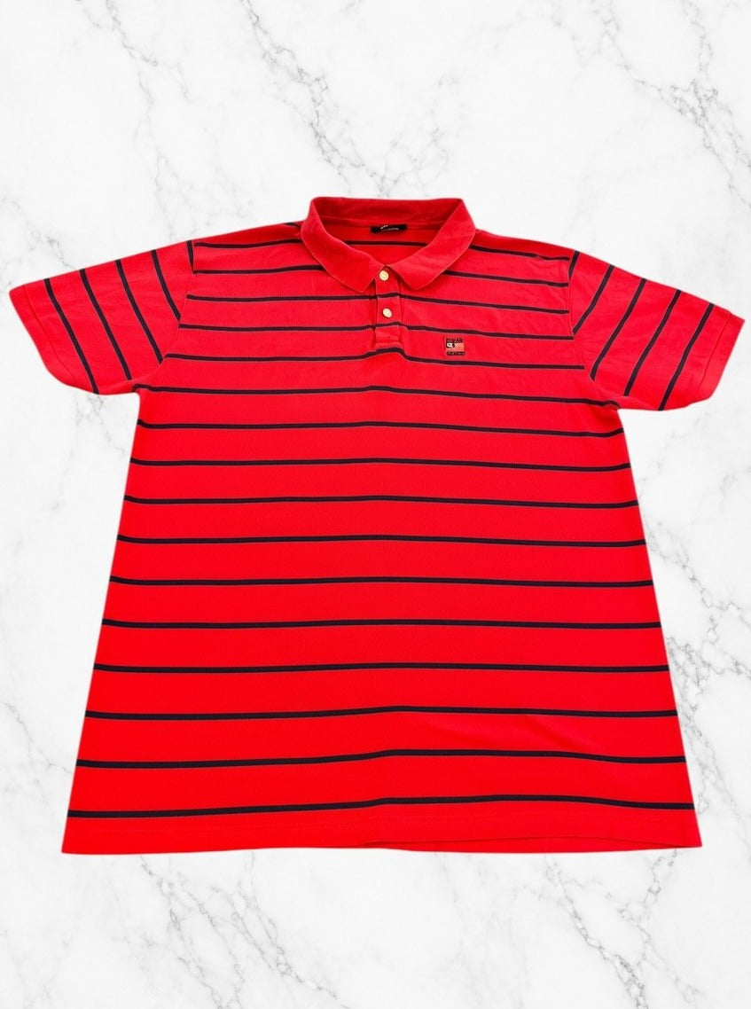 Rode Polo Ralph Lauren (piqué poloshirt / polo), maat L