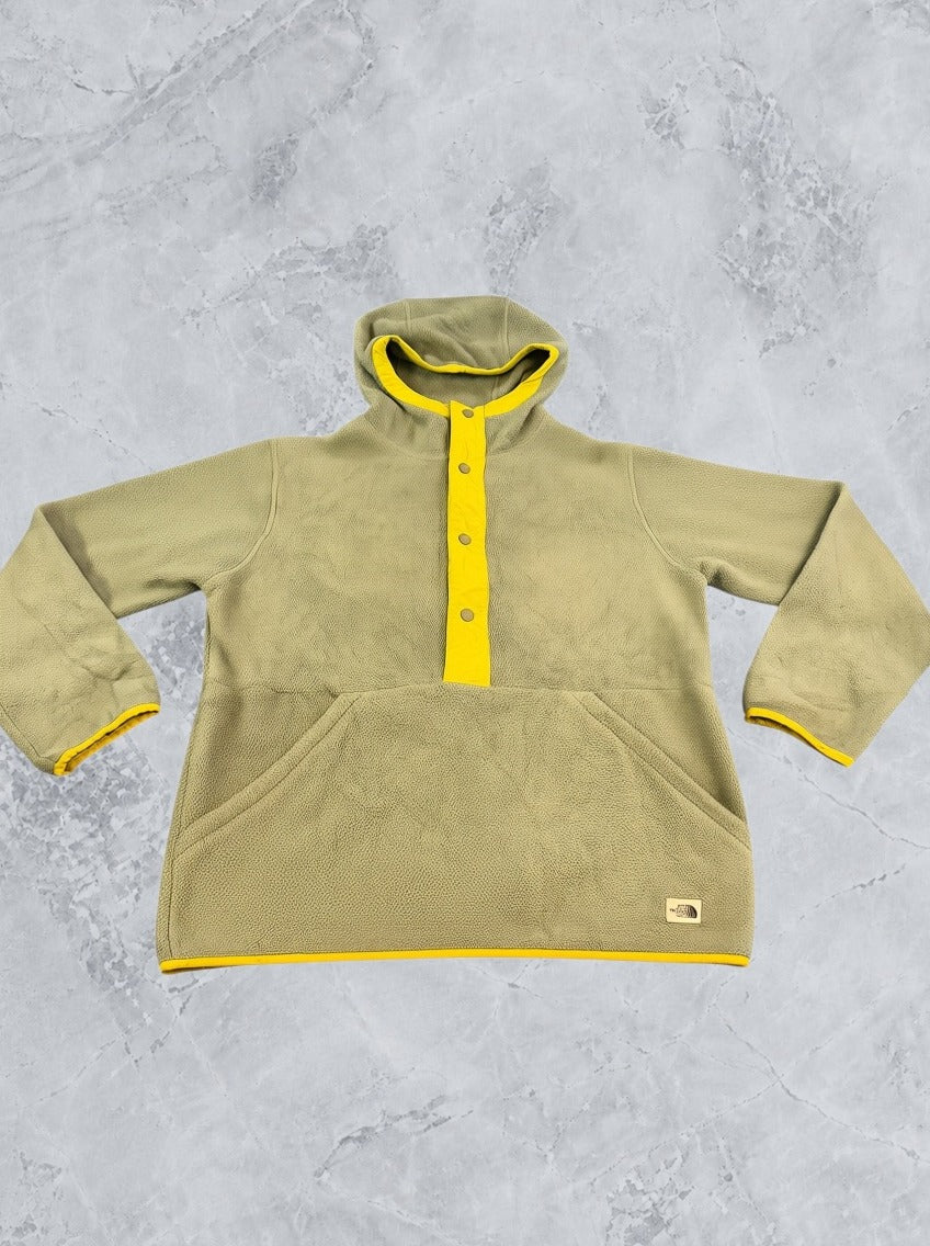 Groen fleecevest van The North Face (sherpa fleecetrui), maat M