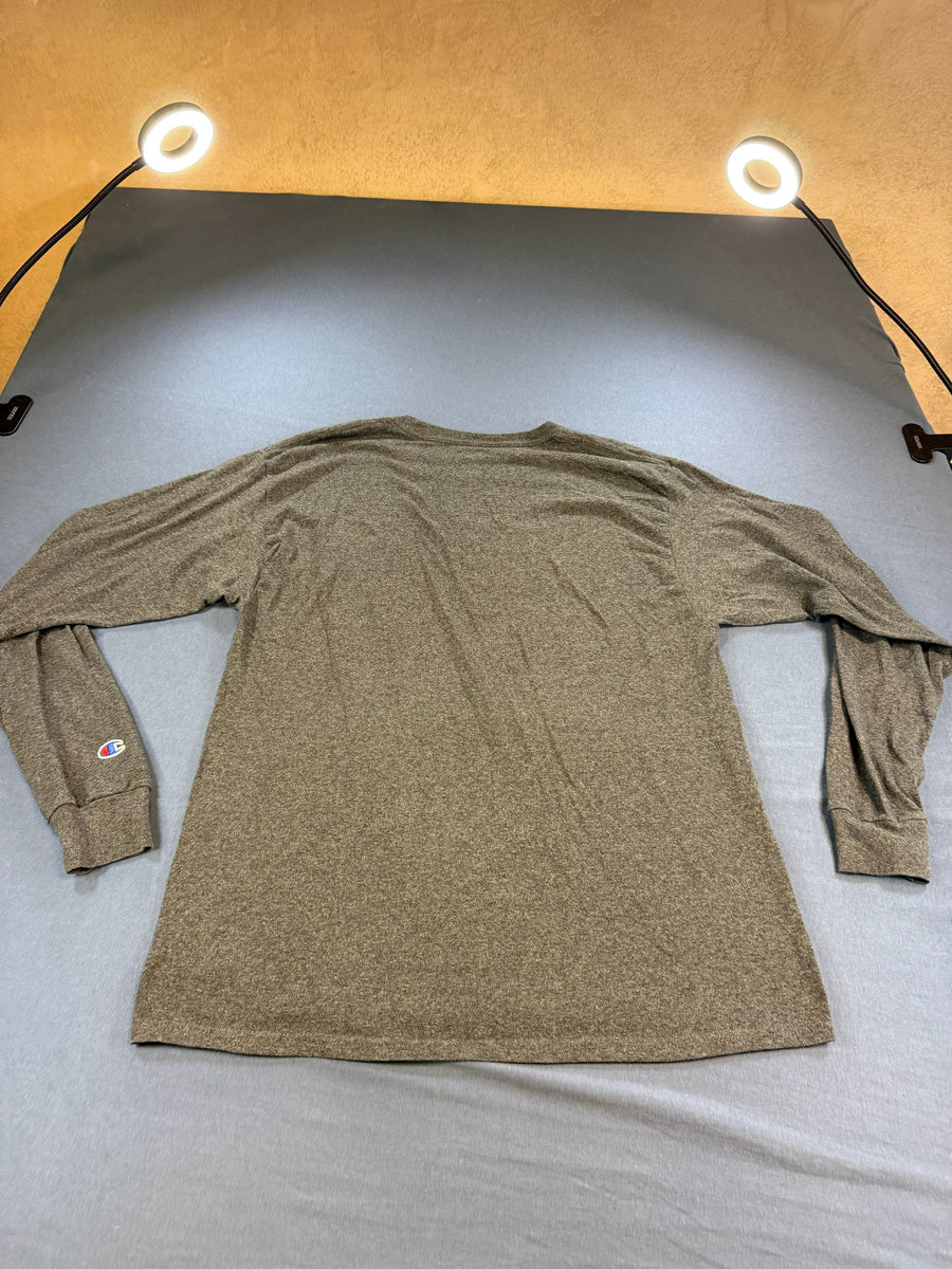 Champion Longsleeve grijs print