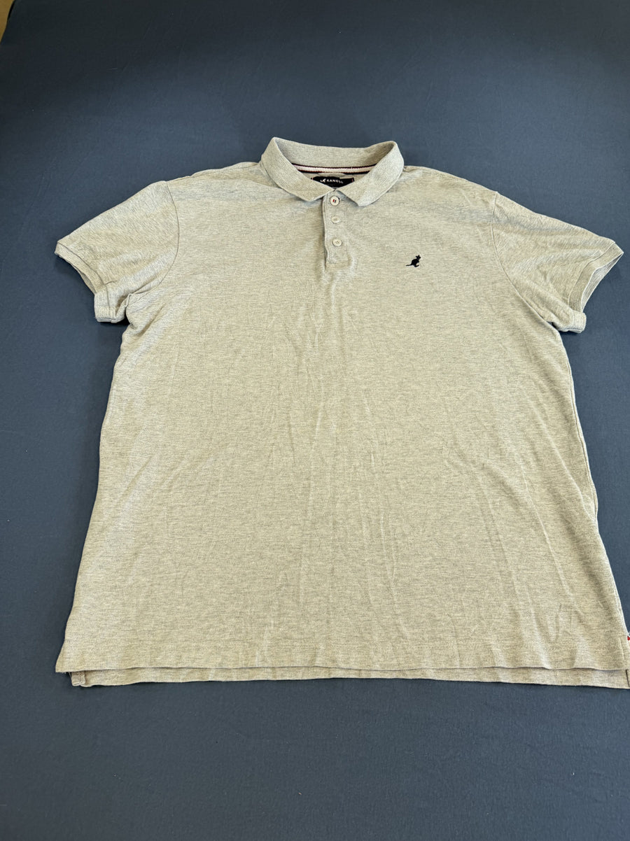 Grijze Kangol polo-shirt (piqué polo) XL - British Tradition collectie