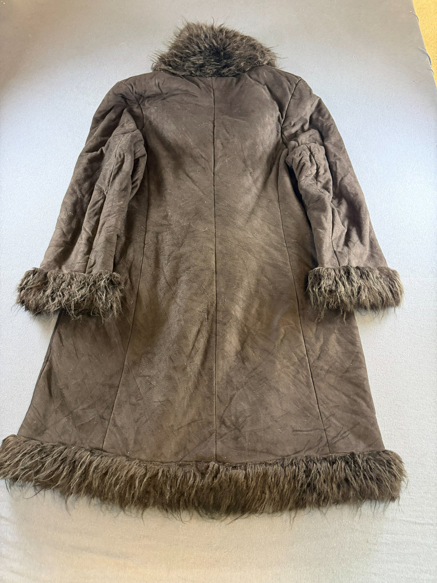 Vintage Dressing Afghaanse jas zwart dames maat M