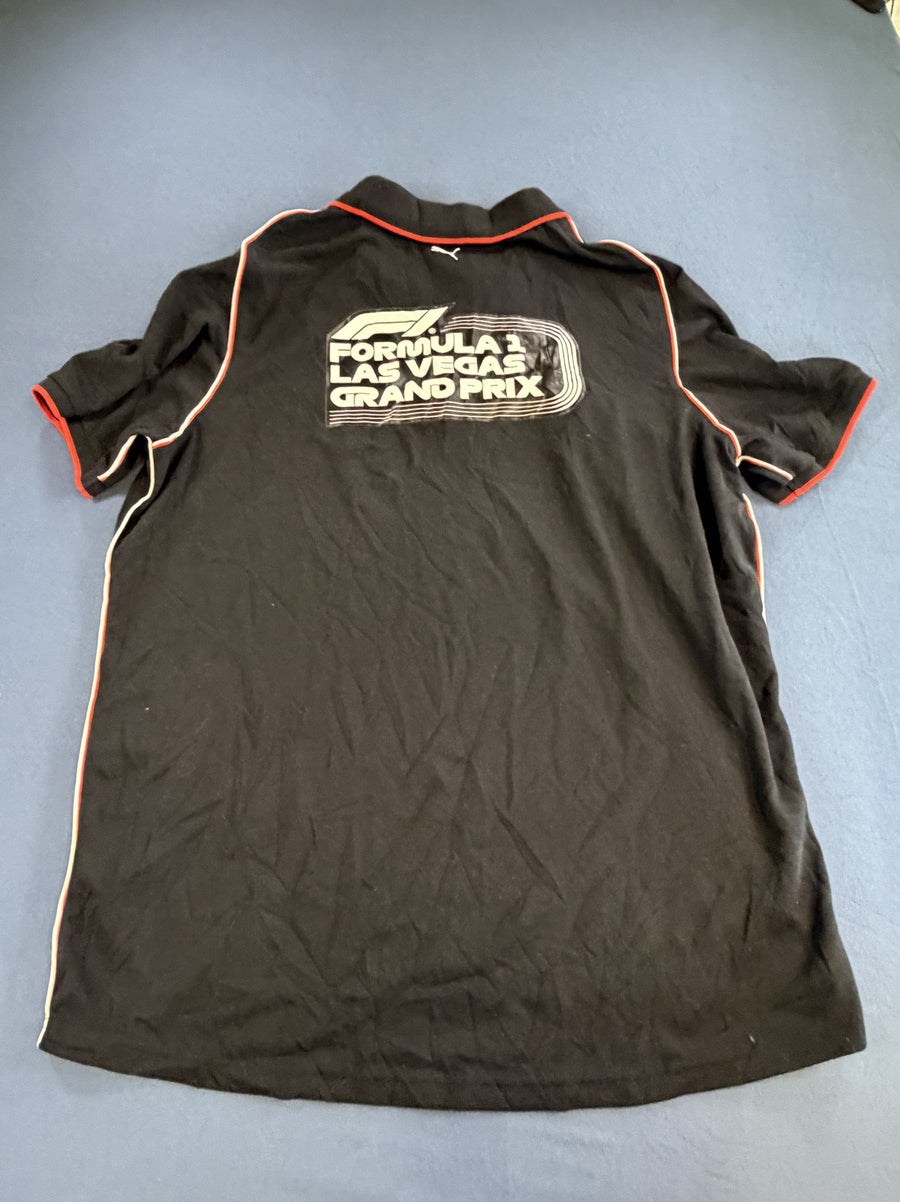Zwarte polo maat XL (Puma piqué poloshirt / herenpolo)