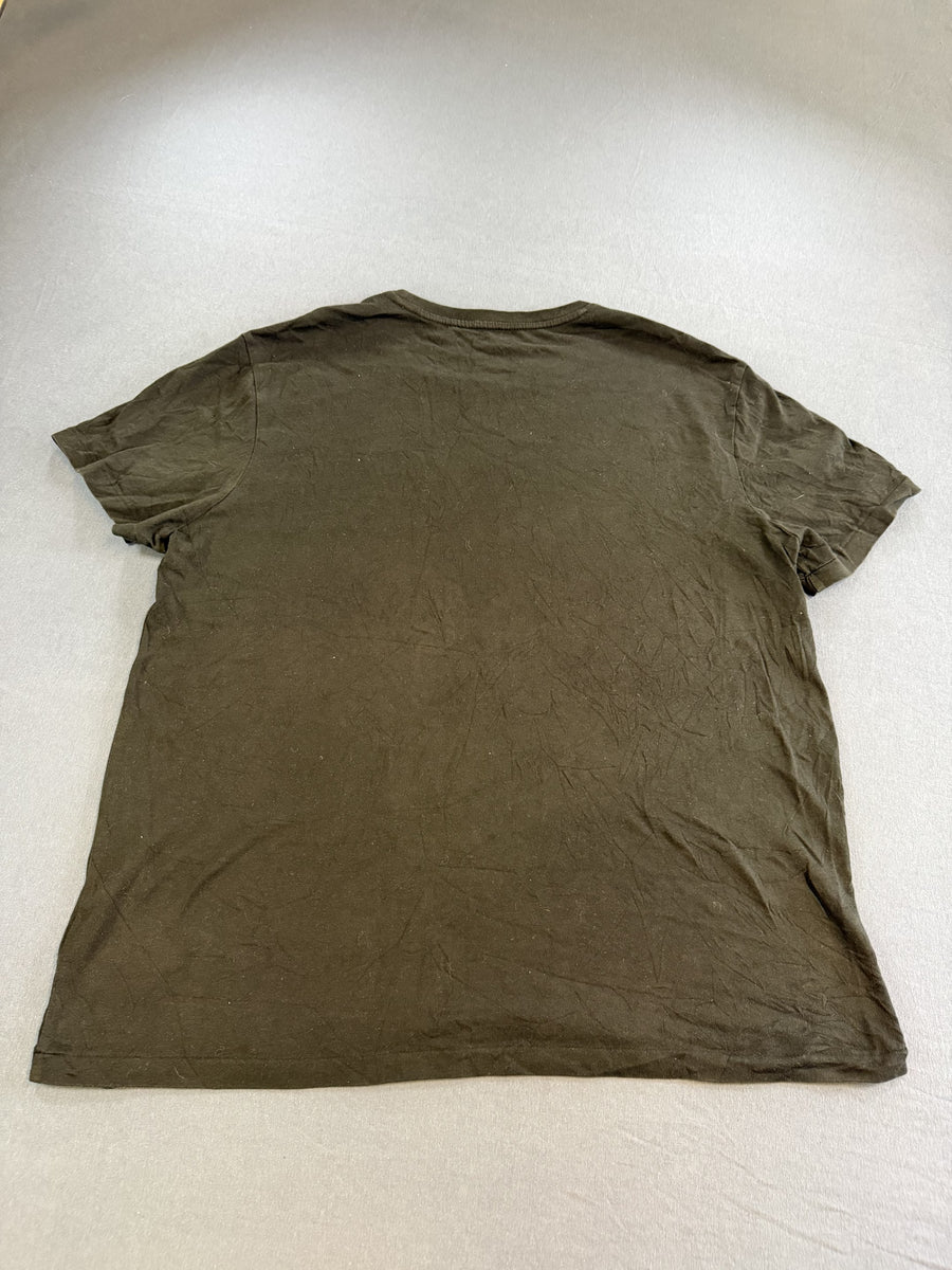 Ralph Lauren t-shirt groen heren maat M katoen shirt tee effen