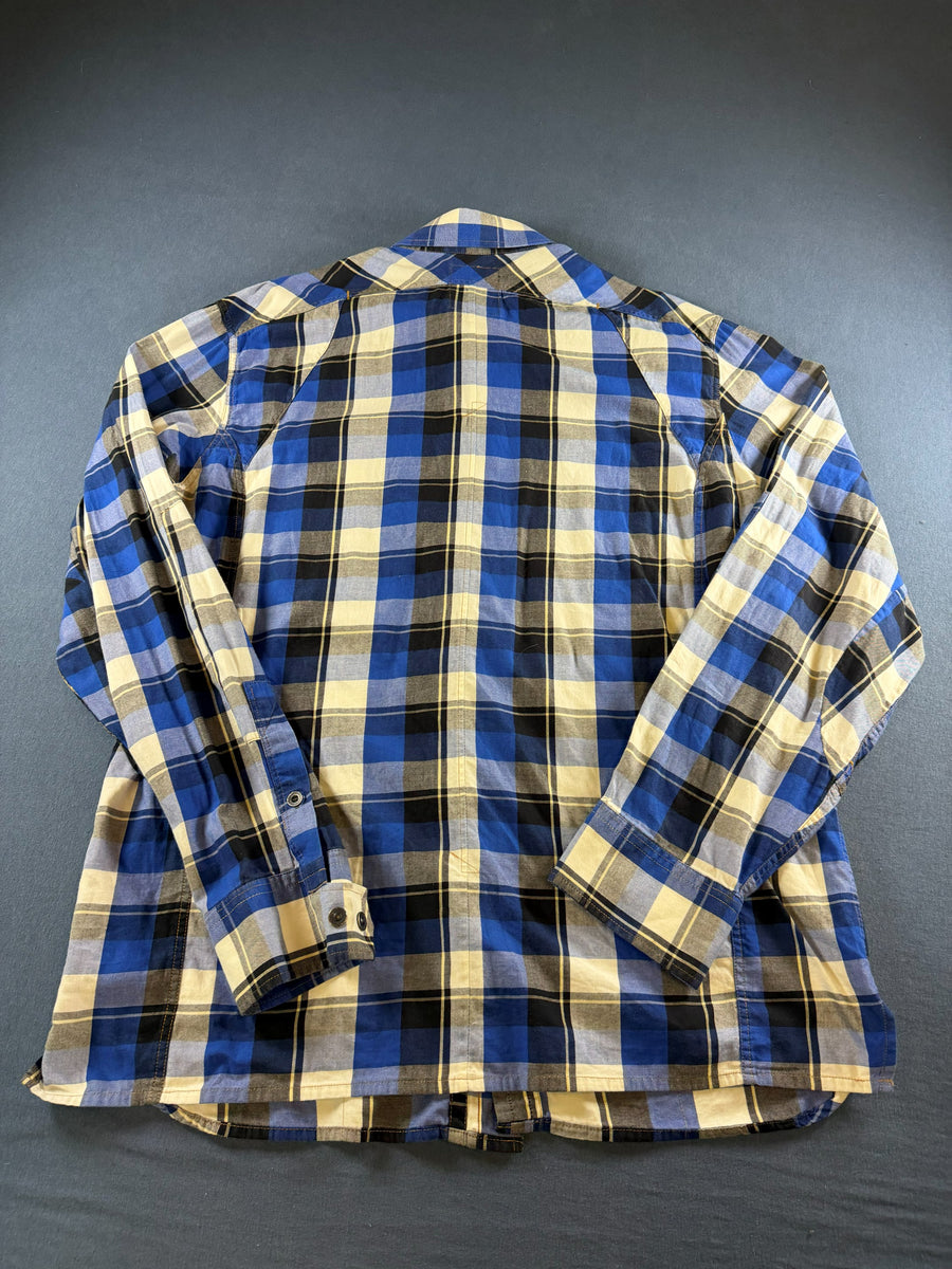 G-Star Blouse blauw geruit