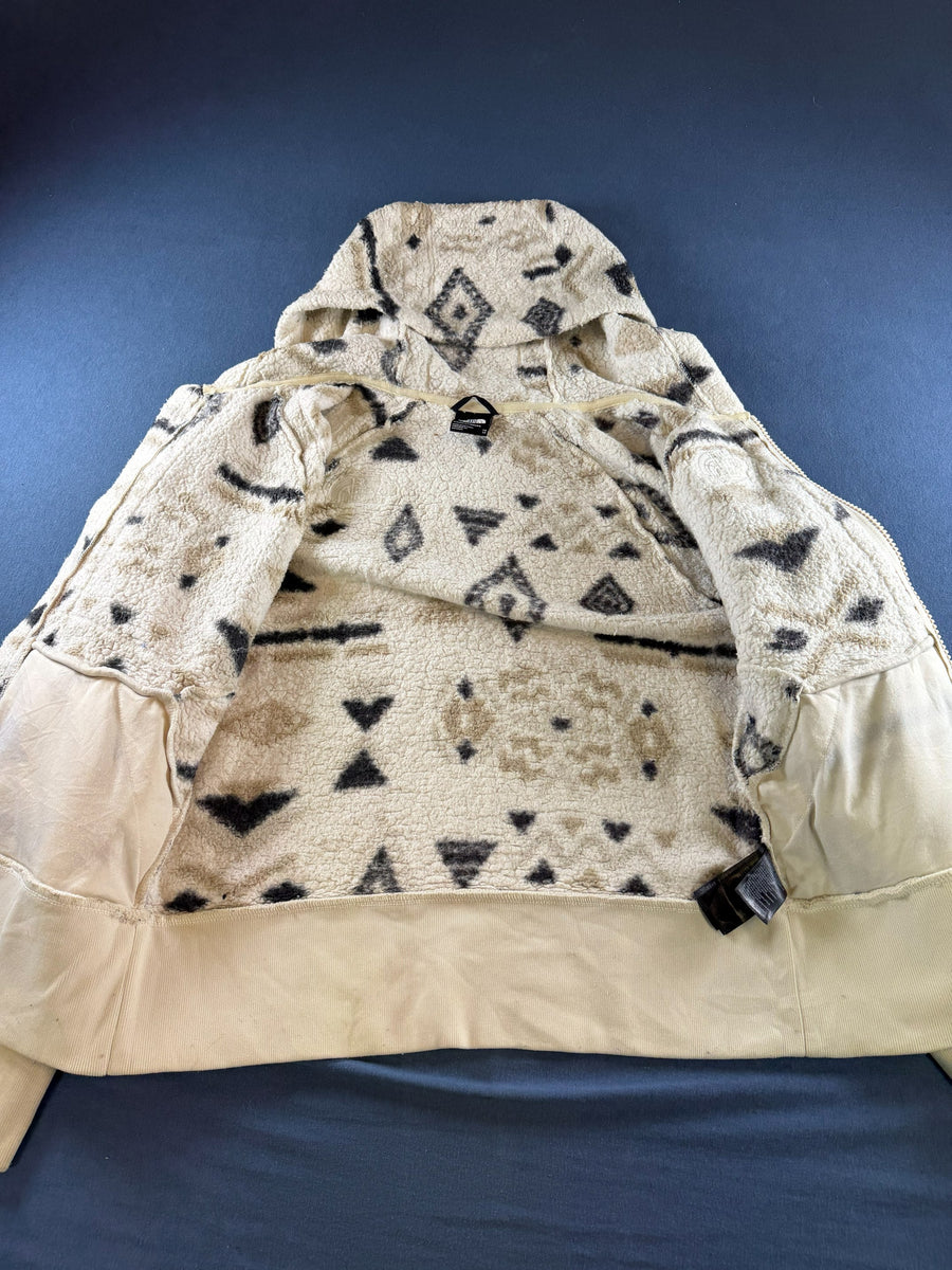 The North Face Fleece vest beige print