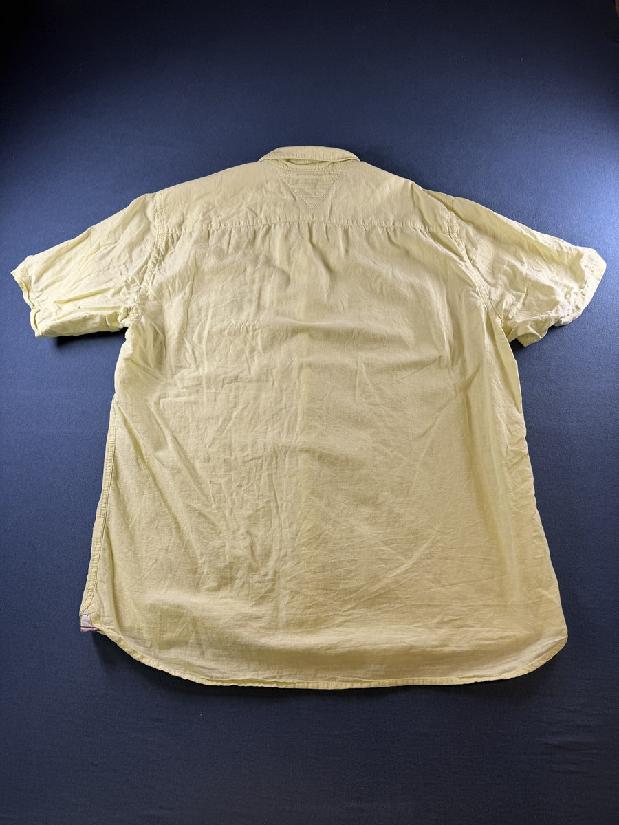 Tommy Hilfiger overhemd geel maat XL Regular Fit