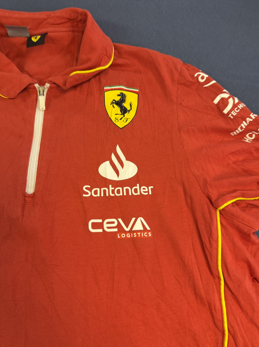Rood Puma Ferrari polo (F1 teamshirt), maat L
