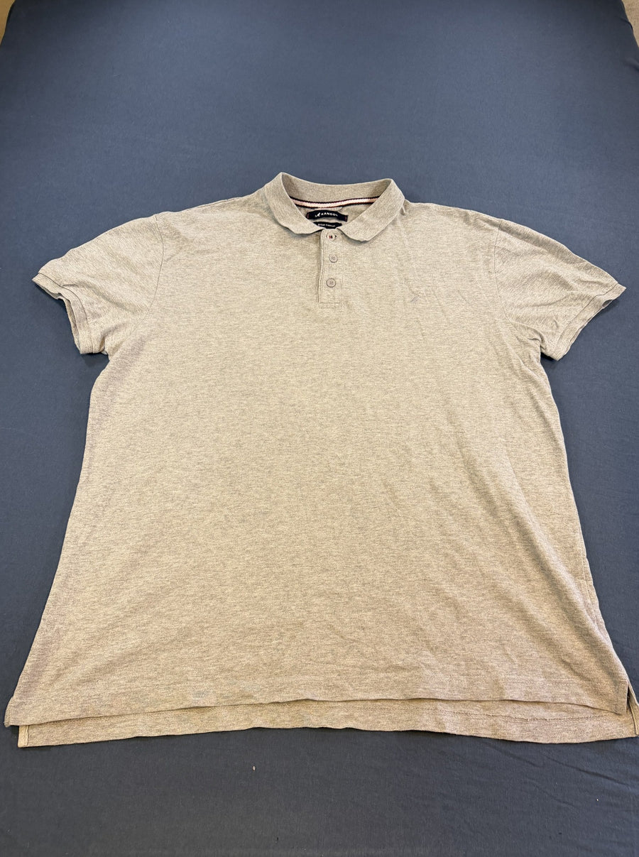 Grijze polo van Kangol (poloshirt, British Tradition-lijn), maat XXL