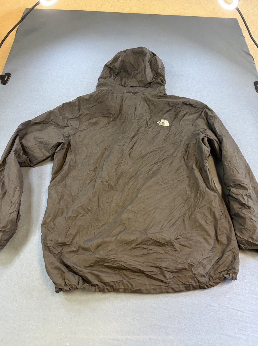 Zwarte HyVent regenjas van The North Face (windjack), maat XL