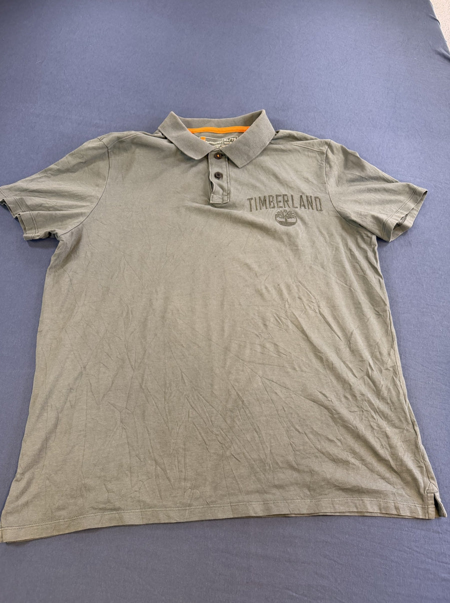 Grijze Timberland poloshirt maat XL (Earthkeepers piqué polo)
