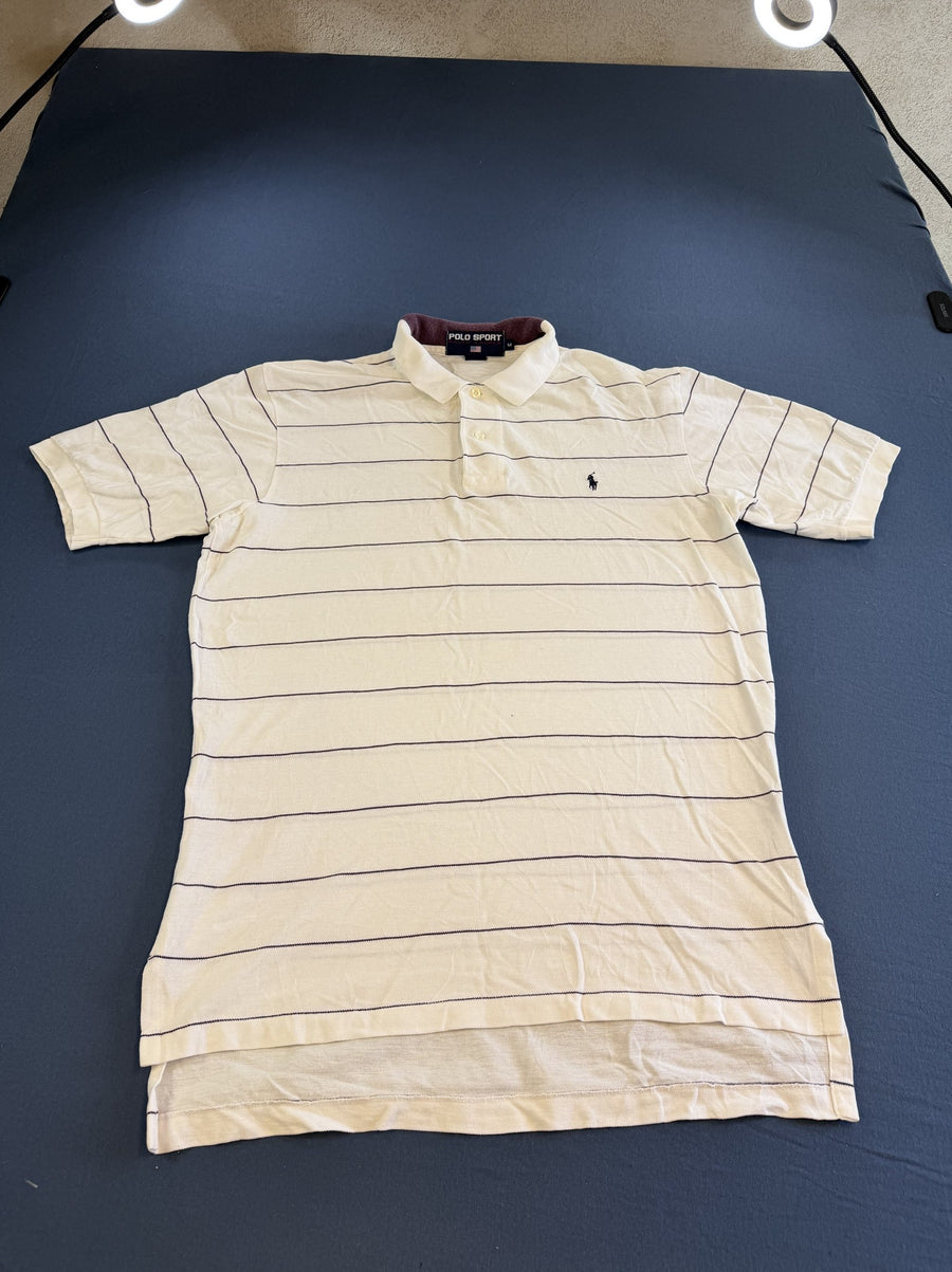 Wit poloshirt van Polo Ralph Lauren (Piqué Polo / Tennisshirt), Polo Sport – Heren Maat M