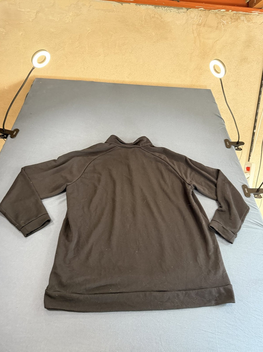 Zwart Nike sportvest, maat XXL (fleecevest / quarter-zip trui)