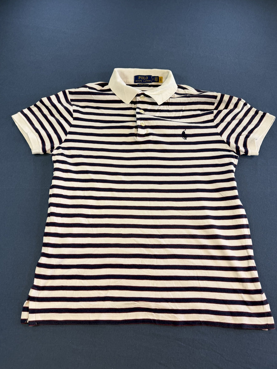 Wit Ralph Lauren poloshirt (polo / piquéshirt) maat S Custom Slim Fit