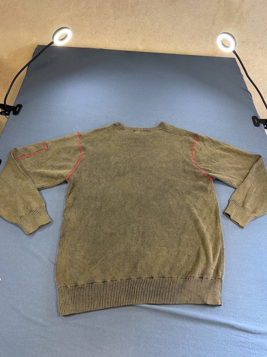 Groene Levi's trui (gebreide trui / pullover) maat XXL