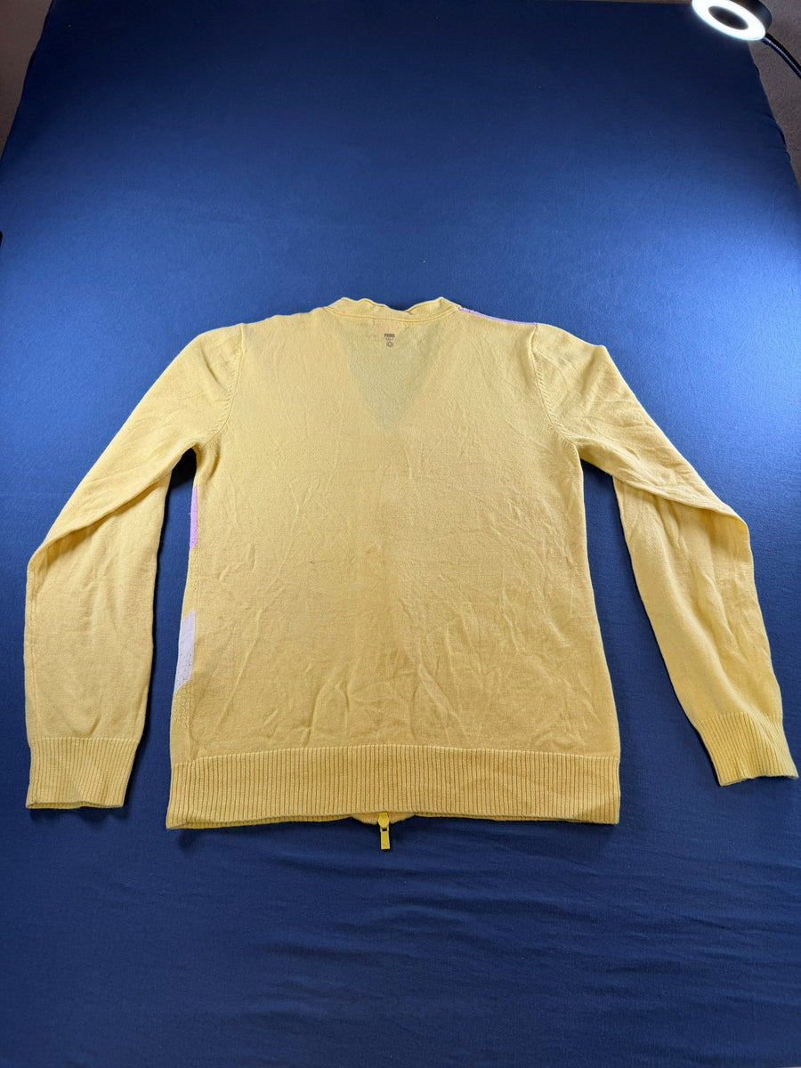 Puma Vest geel gestreept